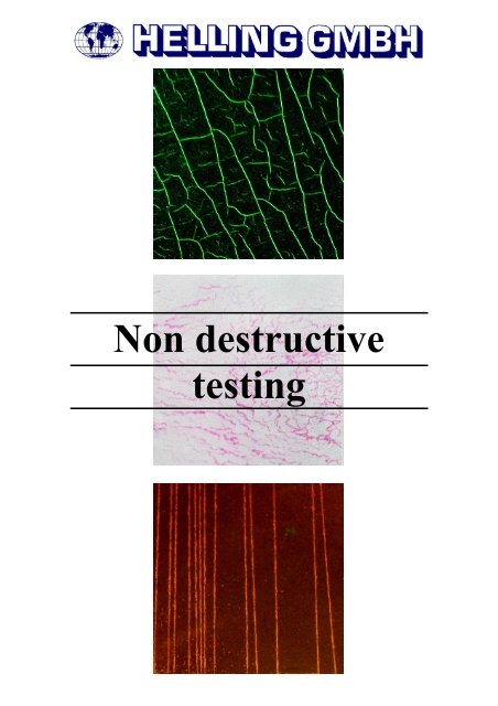 Non destructive testing