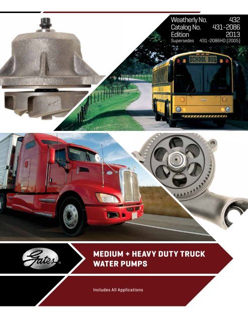 Engine Water Pump-Water Pump Heavy-Duty Gates 44092HD
