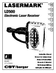 RL200-GR and RL300 - CST/berger