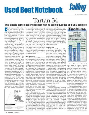 Tartan 34C Review - the Tartan Owners website