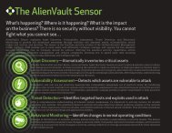 The AlienVault Sensor - Wick Hill