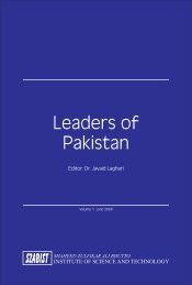 Leaders of Pakistan - SZABIST