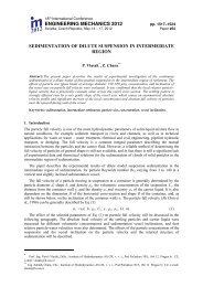 Sedimentation of dilute suspension in intermediate region