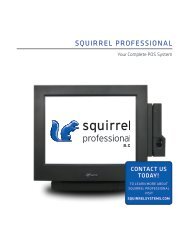 SQUIRREL PROFESSIONAL - Hospitality Technology