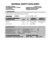 MATERIAL SAFETY DATA SHEET - Embalming Supply Company