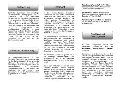 Wir über uns Anmeldung Ihre Schule Berufliches ... - BBS-Holzminden