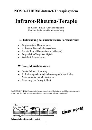 NOVO-THERM-Infrarot-Therapiesystem - juoma.de