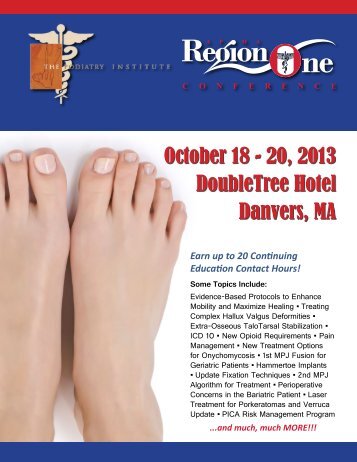 On-line Brochure - The Podiatry Institute