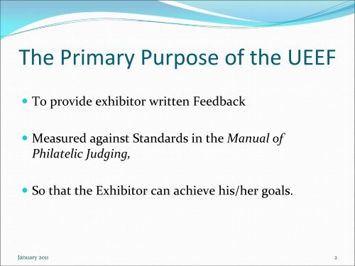 How to Use and Complete the Uniform Exhibit Evaluation Form