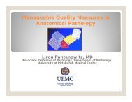 Manageable Quality Measures in Anatomical Pathology