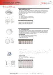 catalogue pages as web data sheets revision version - Fans Direct