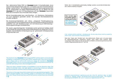 Bedienungsanleitung - Viessmann Modellspielwaren GmbH