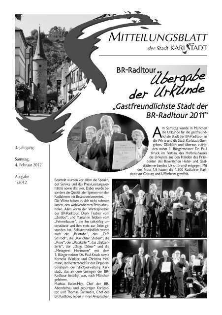 MITTEILUNGSBLATT der Stadt - Karlstadt