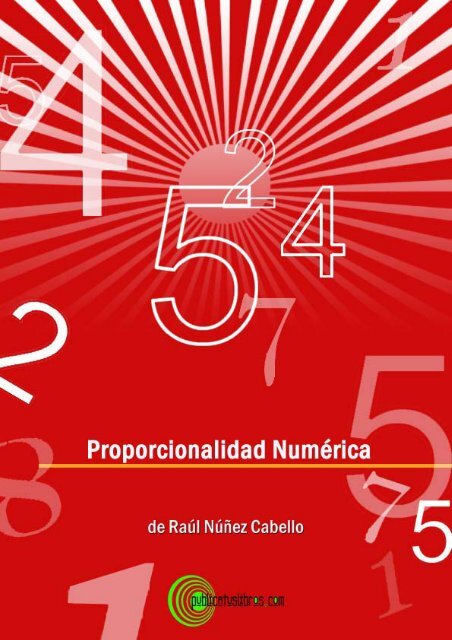 Proporcionalidad numÃ©rica - Publicatuslibros.com