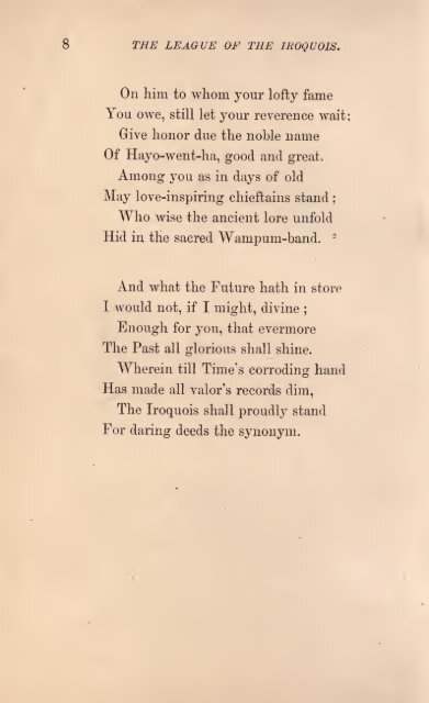 The league of the Iroquois and other legends : from the Indian muse