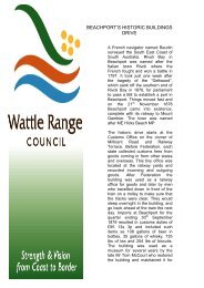 BEACHPORT'S HISTORIC BUILDING'S - Wattle Range Council