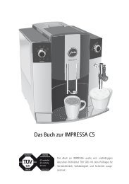 Bedienungsanleitung JURA IMPRESSA C5 - Sus-kaffeeservice.de