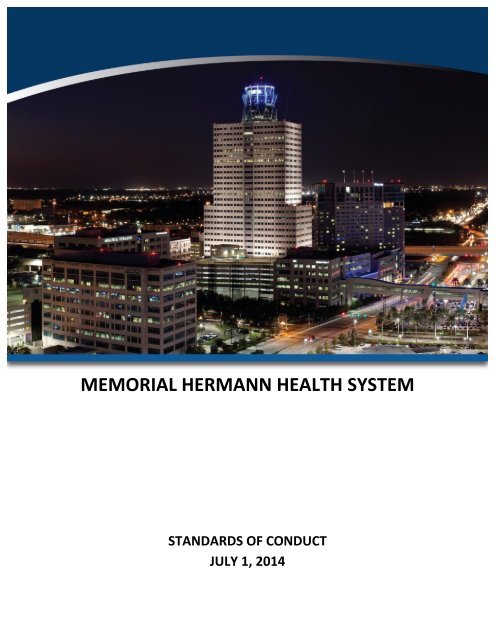 Standards of Conduct - Memorial Hermann