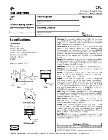 Cfl - Kim Lighting