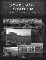 Scheumann Stadium - Ball State Athletics