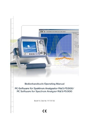 R&S FS300-K1 - Rohde & Schwarz