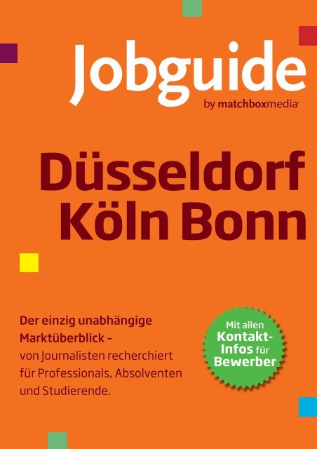 Dusseldorf Koln Bonn Jobguide