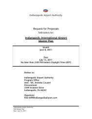 Request for Proposals Indianapolis International Airport Master Plan