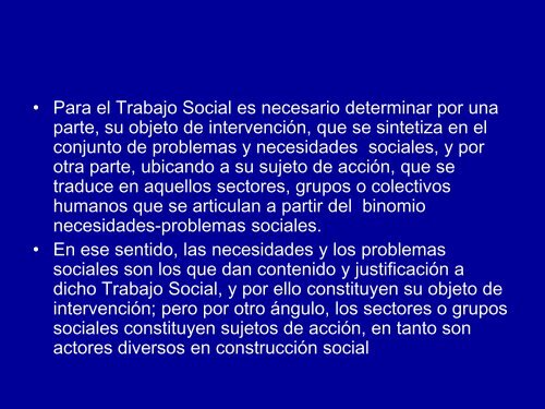 APROXIMACIONES AL TRABAJO SOCIAL