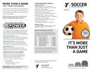 YOUTH SOCCER - Greater Wichita YMCA
