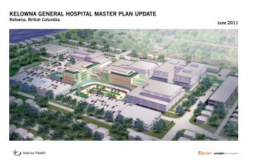 KELOWNA GENERAL hOspitAL mAstER pLAN updAtE