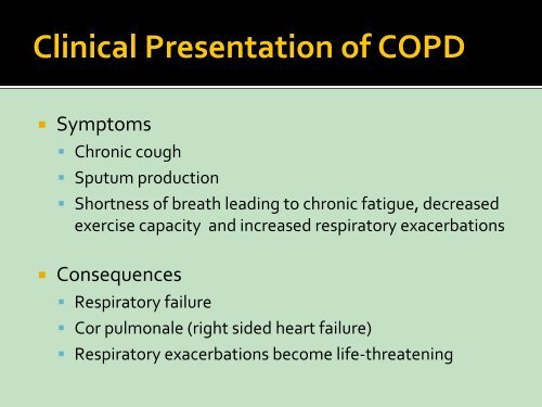 COPD - Free CE Continuing Education online pharmacy, pharmacists