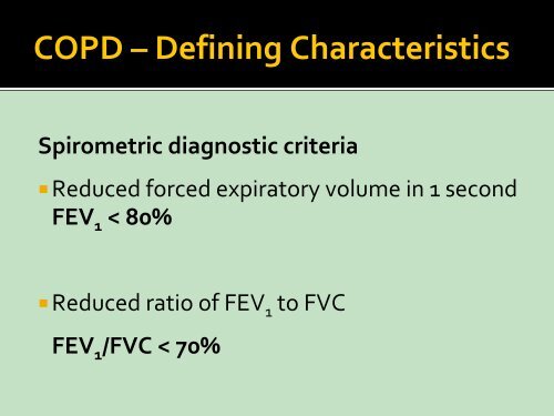 COPD - Free CE Continuing Education online pharmacy, pharmacists