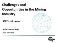 Challenges and Opportunities in the Mining Industry