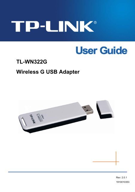TL-WN322G Wireless G USB Adapter - TP-Link