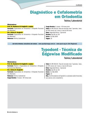 Typodont - TÃ©cnica de Edgewise Modificado DiagnÃ³stico e ... - APCD