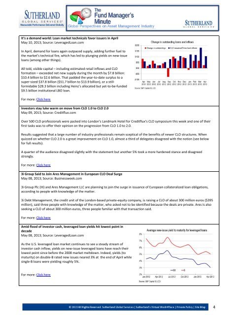 CLO NEWSLETTER - Sutherland Global Services