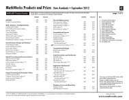 MathWorks Products and Prices Euro Academic â¢ September 2012