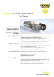 Datenblatt | e-Primo iButton e-Zylinder - Beweng.lu