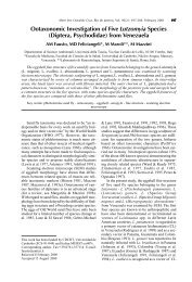 Ootaxonomic Investigation of Five Lutzomyia Species ... - SciELO