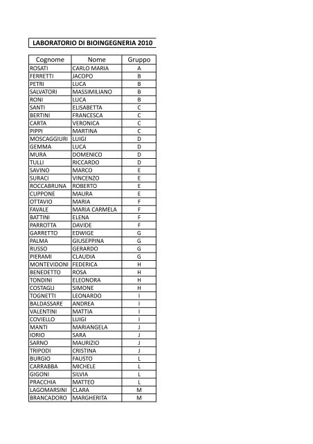 Lezioni-Presenze Laboratorio Bioingegneria2010.pdf