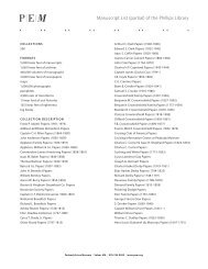 About This Bibliography Peabody Essex Museum