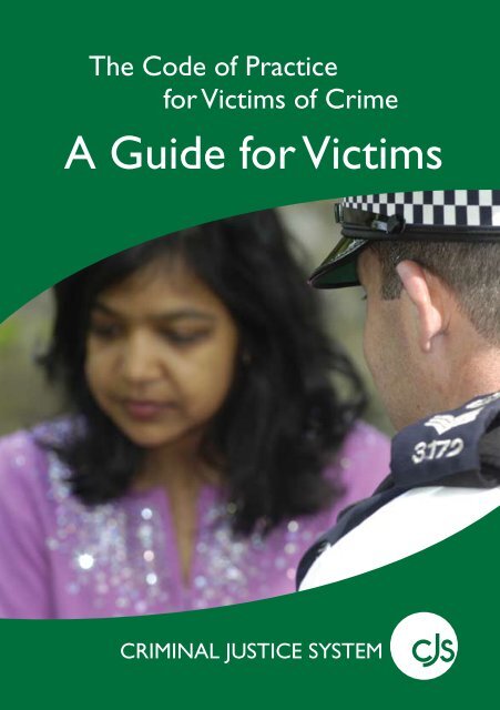 Code of Practice for Victims of Crime