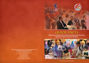 Quick Facts October 2009 - Jabatan Pengajian Politeknik