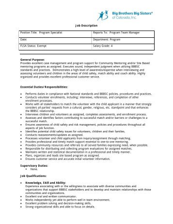 finance manager job description