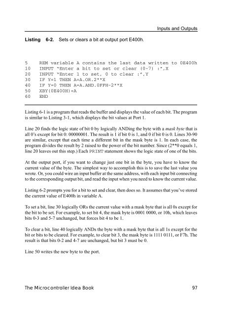 The Microcontroller Idea Book - Jan Axelson's Lakeview Research