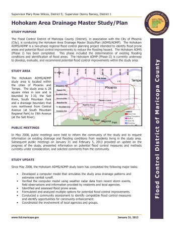 Jan. 2013 Public Meeting Handout - Flood Control District of ...