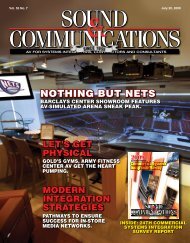 Sound & Communications July 20, 2009 issue