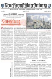 Die „Volkszeitung“: Fortsetzung der „Kronstädter ... - HOG Kronstadt