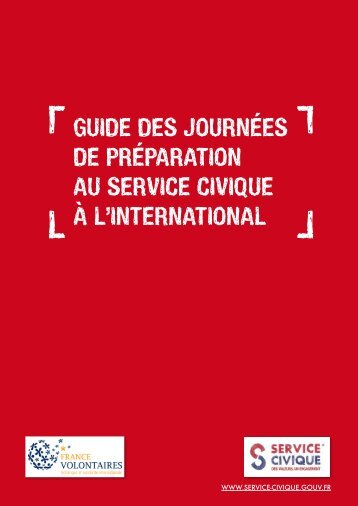 Guide des journées de préparation au service civique à l'international