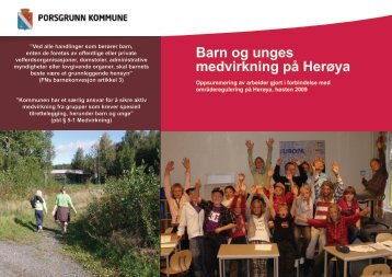 Temanotat Barn og unges medvirkning - Porsgrunn Kommune